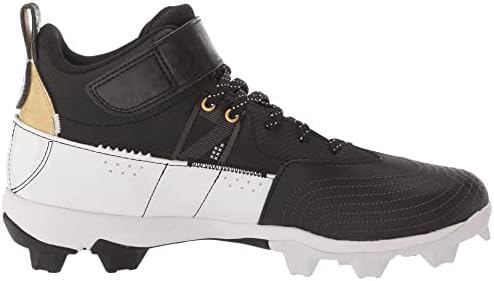 Under Armour Sapato masculino Harper 7 Mid Rubber Moldado Baseball